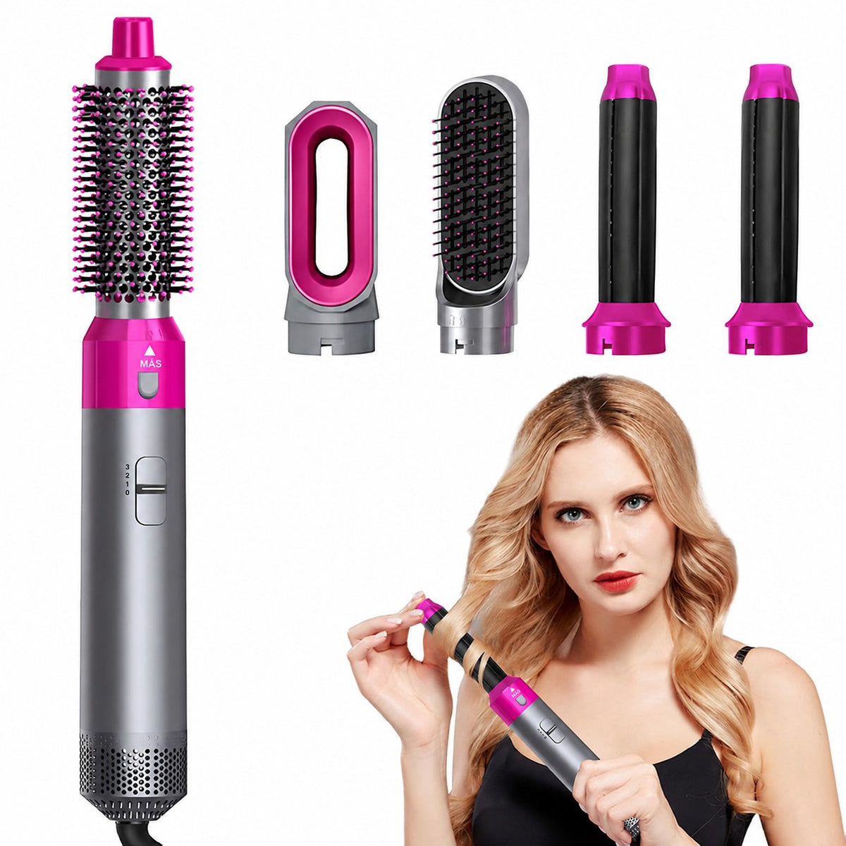 Secador de Pelo Profesional Smallwell con Cepillo